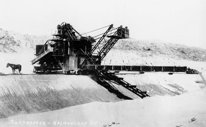 Elektrischer Bagger, 1913