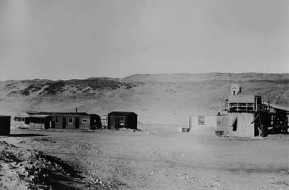 Setzmaschinen-Anlage auf dem Rohrbachfeld